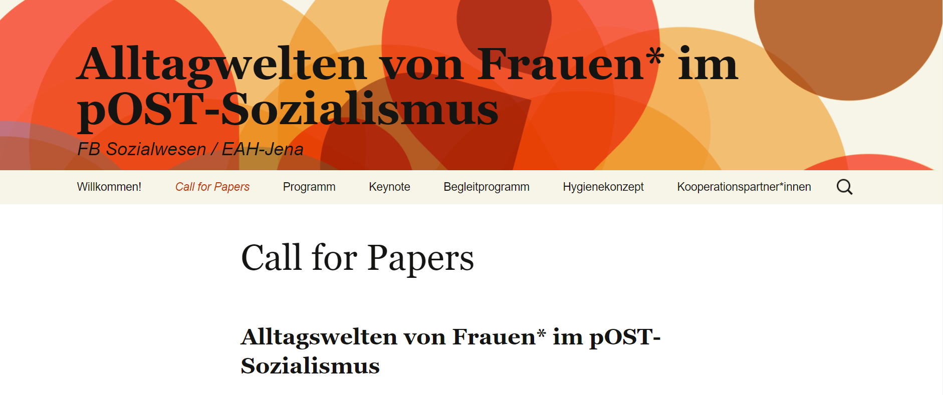 Aufruf Call for Paper Jena Aufruf Call for Paper Jena