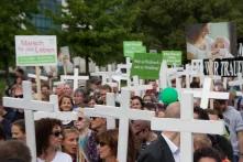 Marsch für das Leben 2015 Protestplakate 