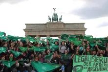 Protest von Ni una Menos Berlin