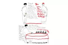 Page 13 of comic: You know the worst empire is the American Empire