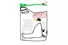 Page 9 of comic: Are Ukrainians in this way, like pets who can't decide for themselves?