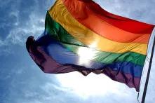 The LGBT pride flag stands as a symbol of lesbian, gay, bisexual and transgender pride and LGBT social movements