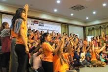 Women and young women from across Cambodia meet in Phnom Penh before the ASEAN Summit 2012