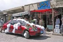 Hochzeitsauto in Kabul