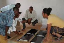 Setting Up the Solar Array, Kenya 2009