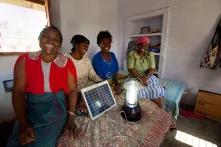 Participants from Liberia and Malawi at the end of their six-month solar engineering course