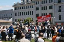 Gegendemonstranten auf der LGBTI-Demo im Mai 2013 in Tiflis