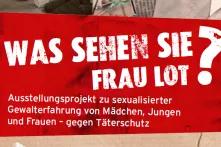 Flyer: Ausstellung "Was sehen Sie Frau Lot?"