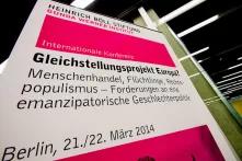 Banner zur Konferenz "Gleichstellungsprojekt Europa?" des Gunda-Werner-Instituts vom 21.-22.März 2014