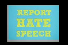 report hate speech