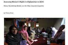 Detail of Publication: Assessing Women’s Rights in Afghanistan in 2014: Many Stumbling Blocks on the Way 