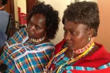 Participants form the Maasai Community follow Hon. Peris Tobiko's speech