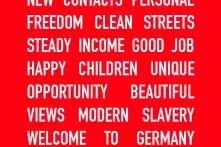 Postkarte "Modern Slavery"