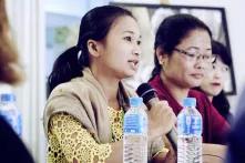 Sok Sothea at the Women's Conference on Beijing+20 in Cambodia