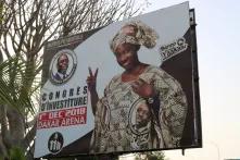 Wahlen im Senegal. Foto von einem Wahlplakat