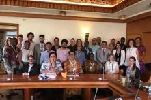 Group Picture with international LGBTIQ* activists and ILGA after a meeting with the Independent Expert at the UN Human Rights Council in Geneva in June 2019