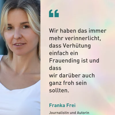 Foto Franka Frei Zitat Feminismus mit Vorsatz
