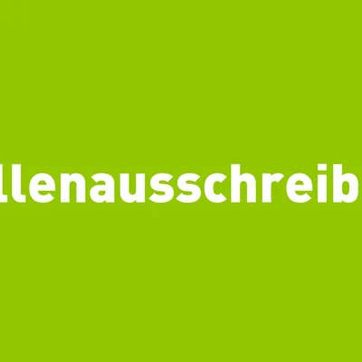 Stellenausschreibung