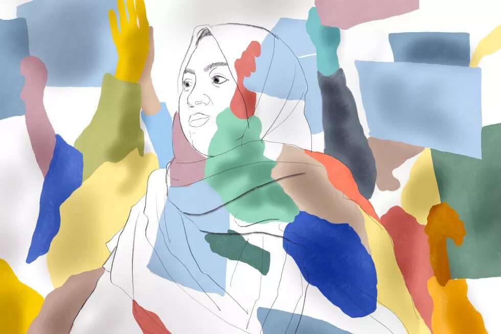 Illustration: Author of "The feminist protests in Afghanistan since the Taliban’s return" Illustration: Author of "The feminist protests in Afghanistan since the Taliban’s return"
