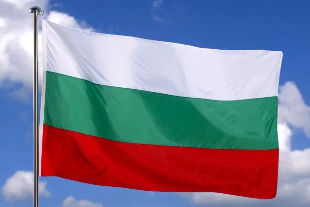 Fahne von Bulgarien