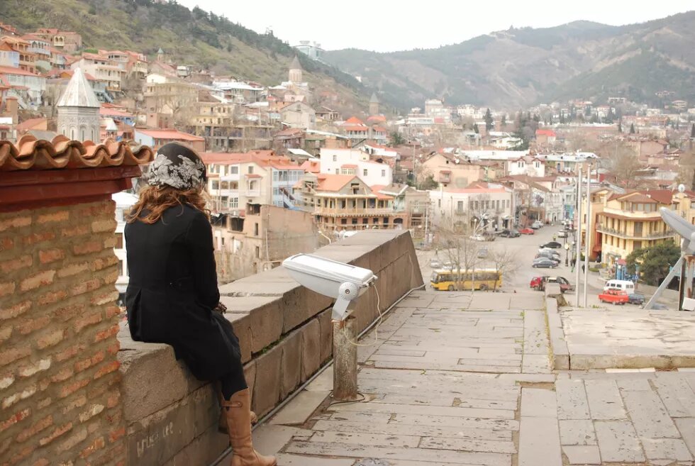 Frau in Tblisi Frau in Tblisi
