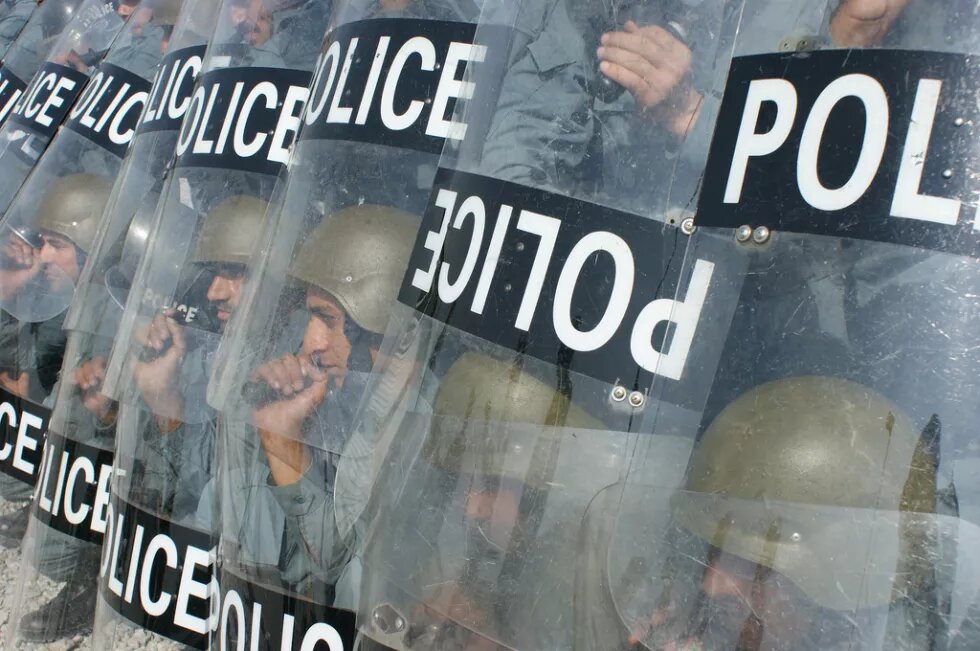 Afghanische Polizei beim Training Afghanische Polizei beim Training