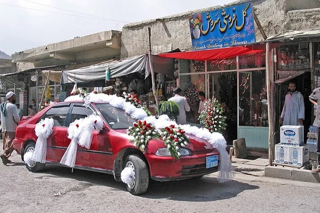 Hochzeitsauto in Kabul Hochzeitsauto in Kabul