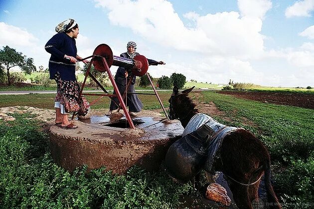 “Retrieving water from a well” (Morocco) “Retrieving water from a well” (Morocco)