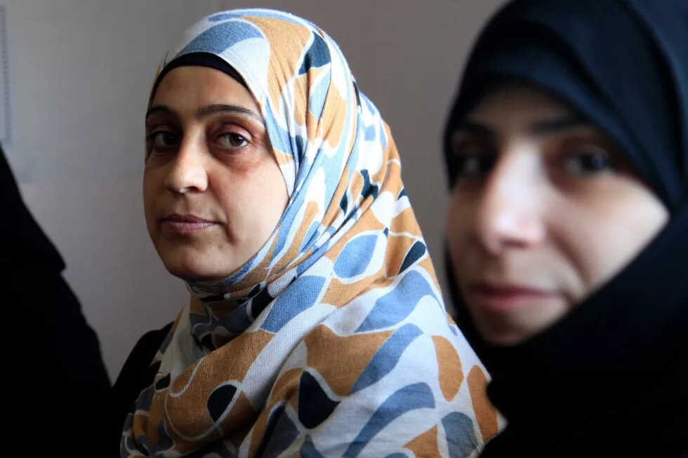 Syrerin nach ihrer Flucht in einer Klinik in Jordanien Syrerin nach ihrer Flucht in einer Klinik in Jordanien