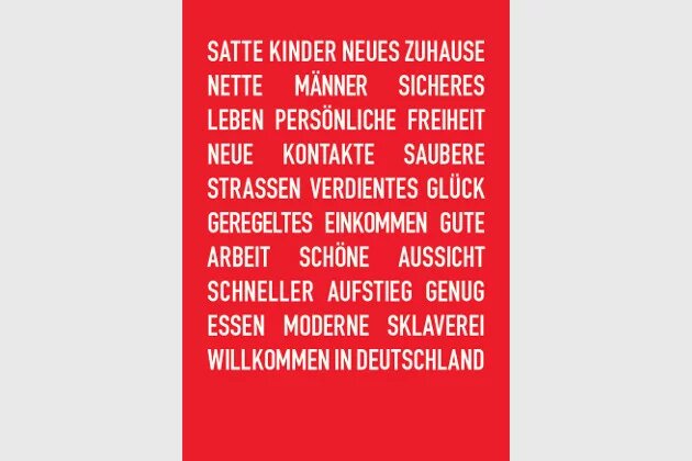 Postkarte "Moderne Sklaverei" Postkarte "Moderne Sklaverei"