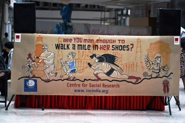 In 2011, CSR hosted India's very first Walk a Mile in Her Shoes to raise funds for survivors of violence in Delhi.