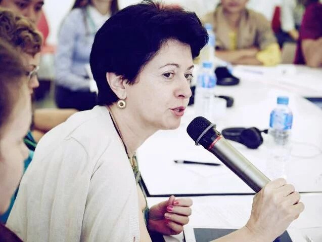 Barbara Lochbihler at the Women's Conference on Beijing+20 in Cambodia