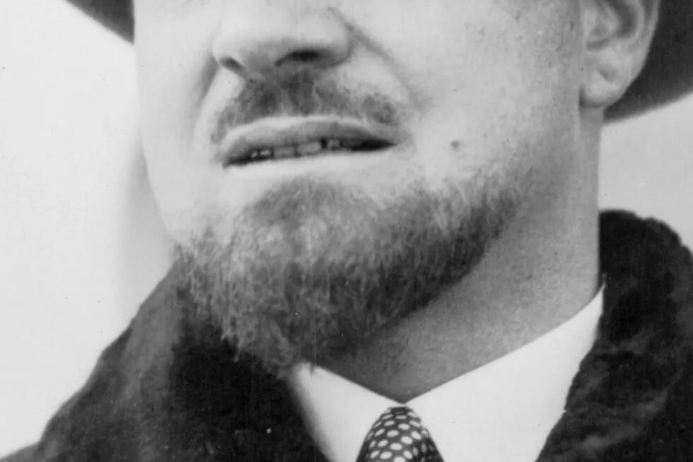 Italo Balbos Bart Eine Nahaufnahme vom Bart des italienischen Faschisten Italo Balbo