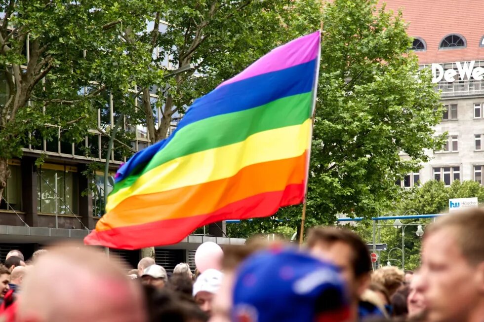 Trans rights Regenbogenfahne