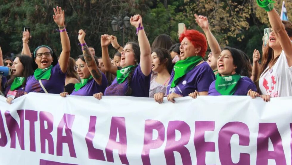 Frauendemo in Chile Frauendemo in Chile