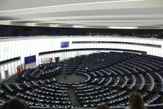 Der Plenarsaal des Europaparlaments Der Plenarsaal des Europaparlaments