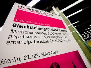 Banner zur Konferenz "Gleichstellungsprojekt Europa?" des Gunda-Werner-Instituts vom 21.-22.März 2014 Banner zur Konferenz "Gleichstellungsprojekt Europa?" des Gunda-Werner-Instituts vom 21.-22.März 2014