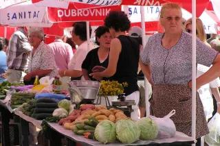 Markt in Dubrovnik, Kroatien