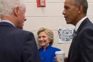 Hillary Clinton am Tag ihr Nominierung zur ersten weiblichen Präsidentschaftskandidatin der US Geschichte
