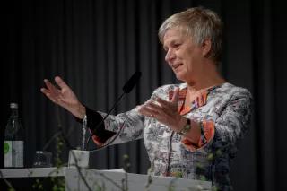 Barbara Unmüßig Barbara Unmüßig hält eine Rede