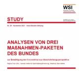 Titelblatt der Studie "Analysen von drei Maßnahmen-Paketen des Bundes"