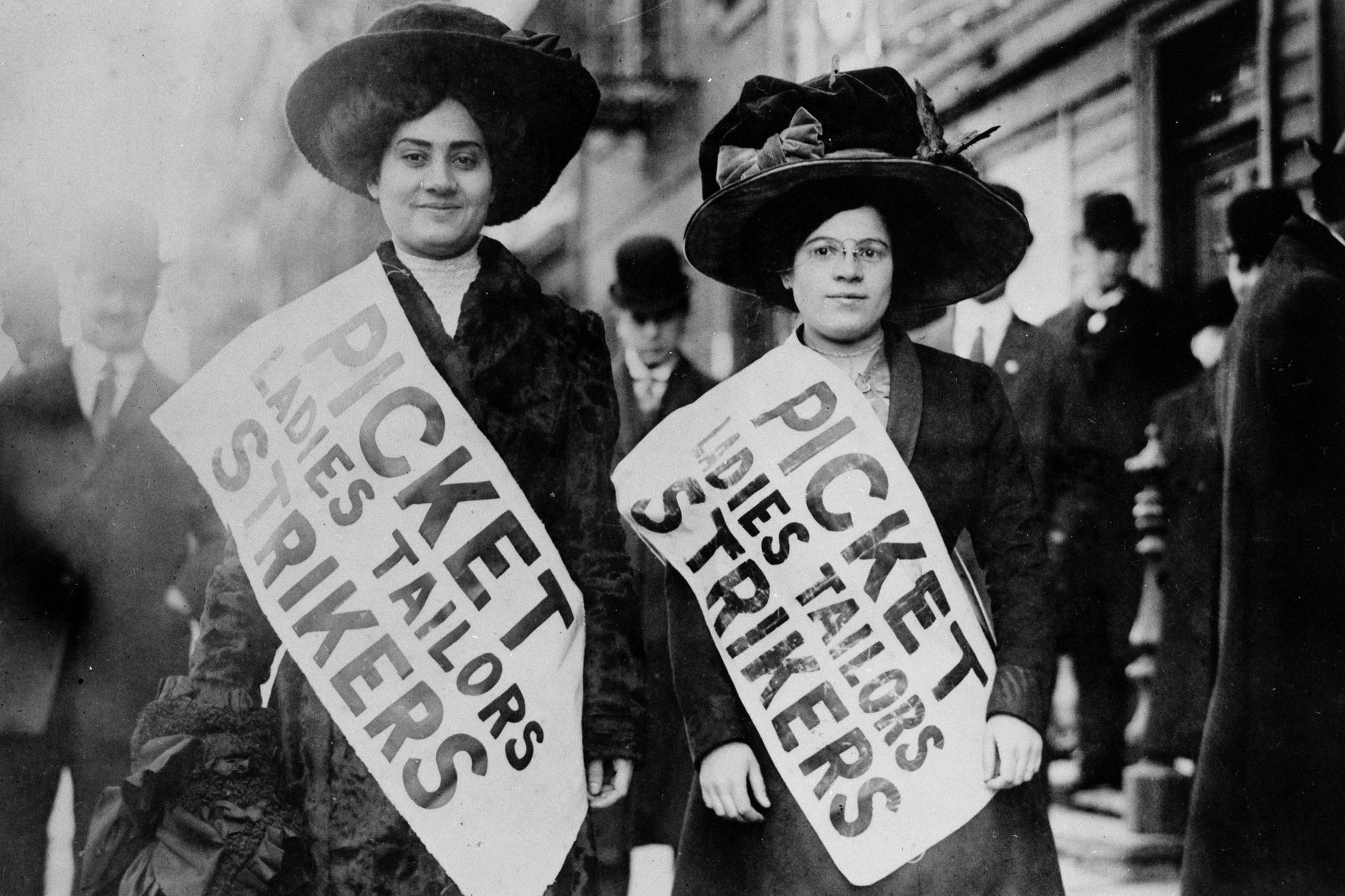 Women Picket during Ladies Tailors Strike, 02/1910