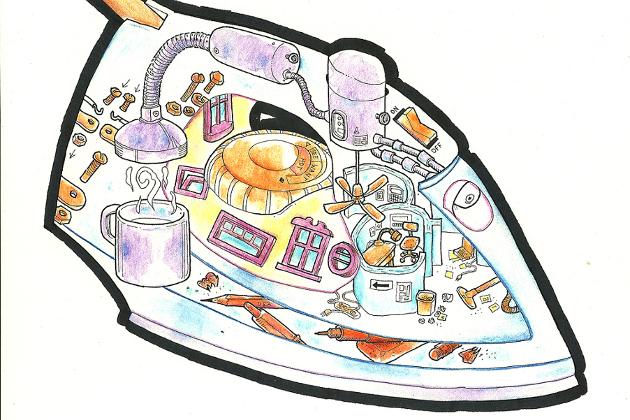 The household: part of the female supply or care economy iron