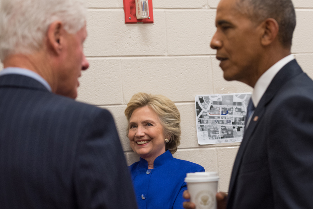 Hillary Clinton am Tag ihr Nominierung zur ersten weiblichen Präsidentschaftskandidatin der US Geschichte