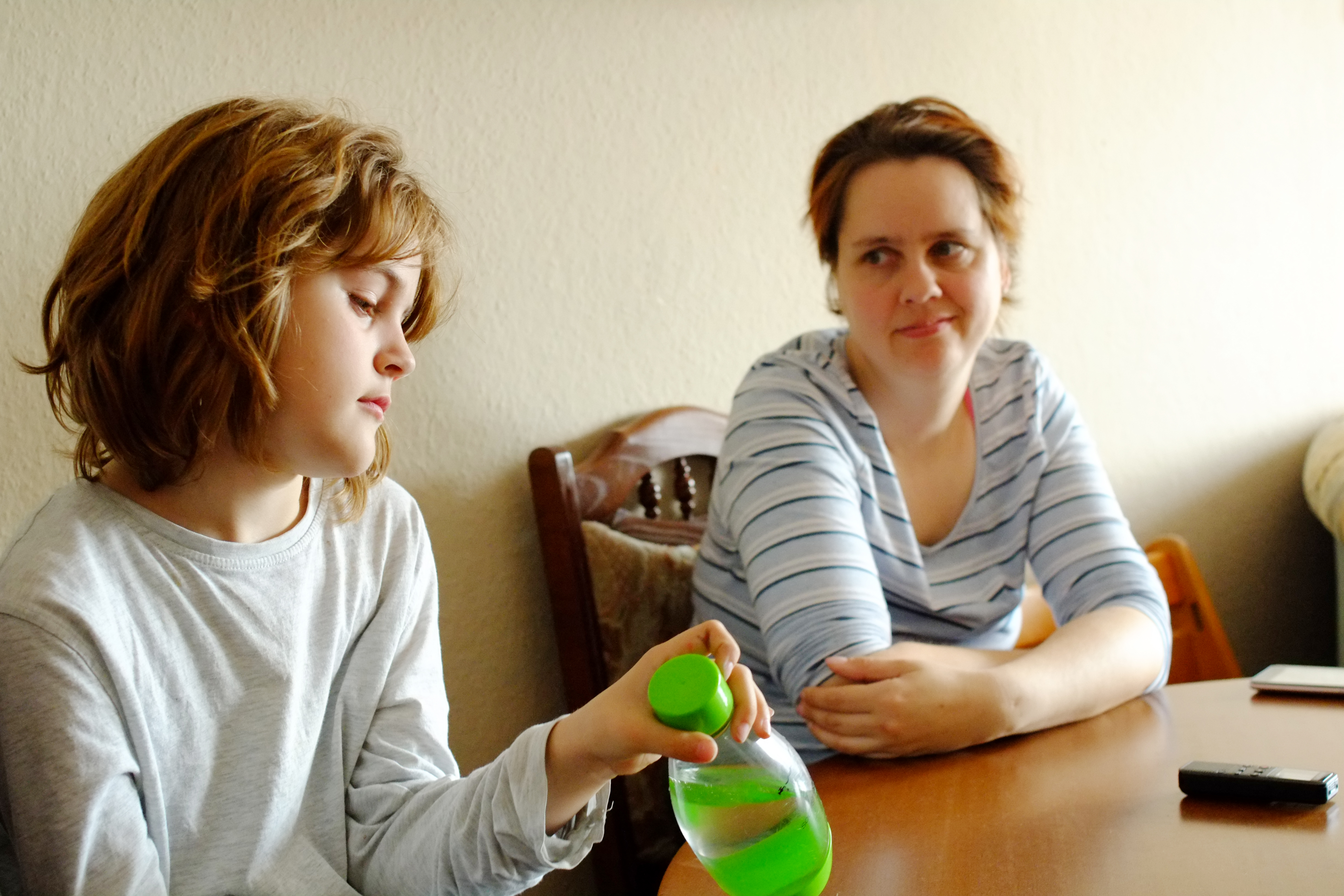 Tina Legde mit ihrer Tochter Leonie 